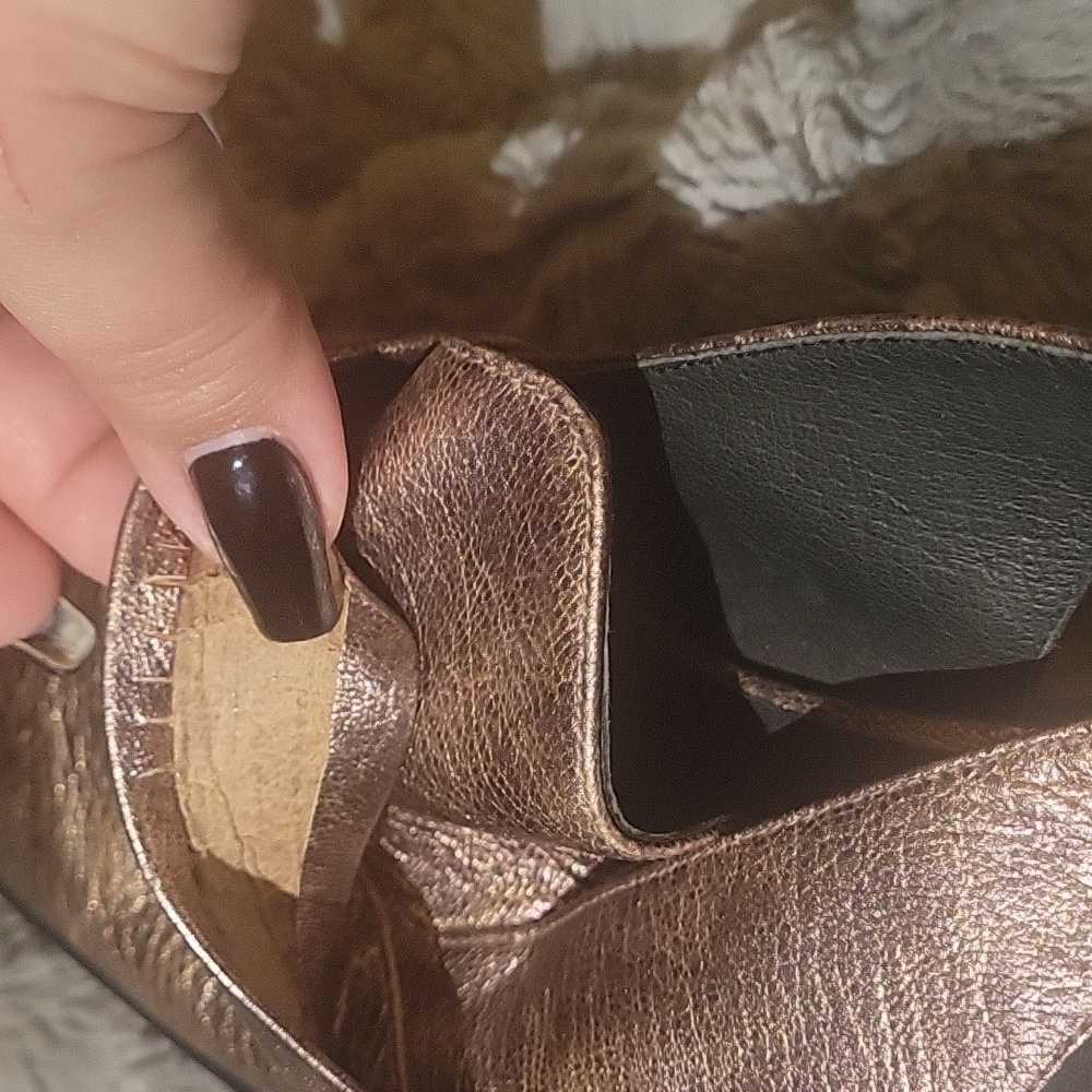 Free People Metallic Slingback Flats - Picture 4 of 5